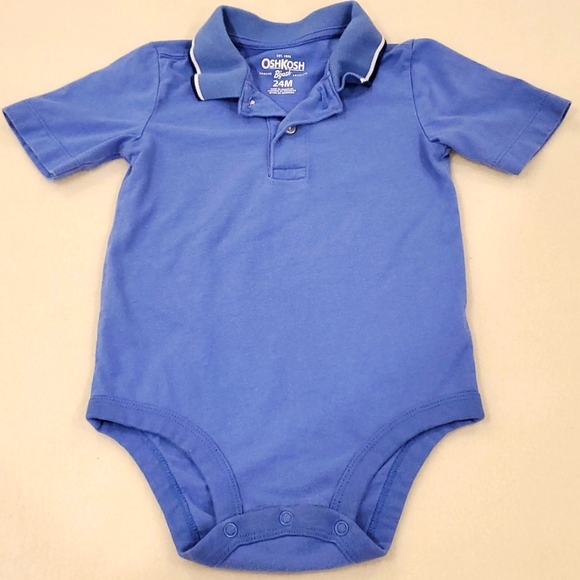 Blue Short Sleeve Onsies (2) - Picture 4 of 5